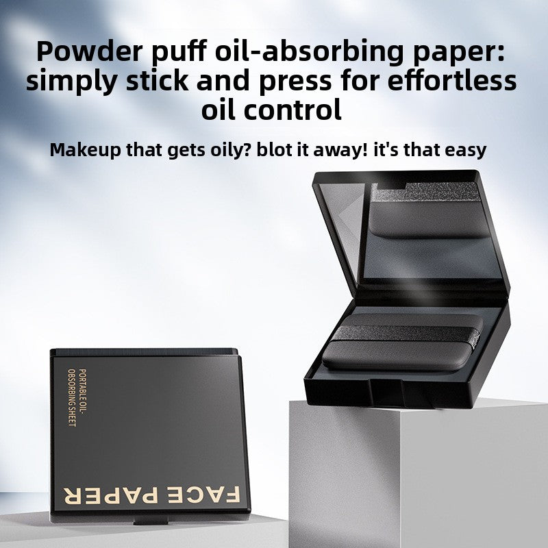 Oil-absorbing paper for the face