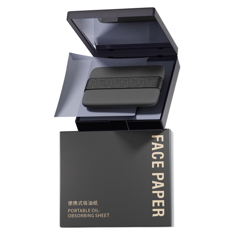 Oil-absorbing paper for the face