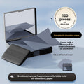 Oil-absorbing paper for the face